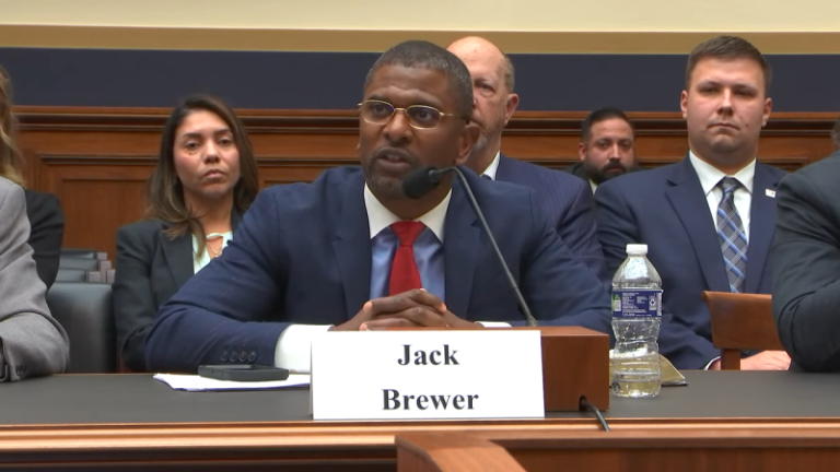 Jack Brewer tells Congress gun crimes won’t end until ‘paddle and prayer’ are brought back to public schools