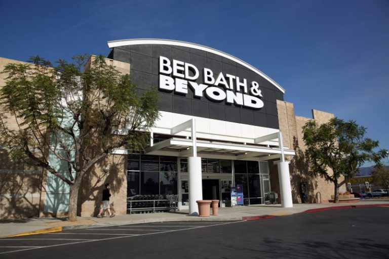 Bed Bath & Beyond shares plummet after company warns of potential bankruptcy