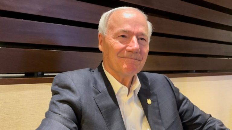 2024 Watch: Outgoing Arkansas Gov. Hutchinson makes quick trip to Iowa