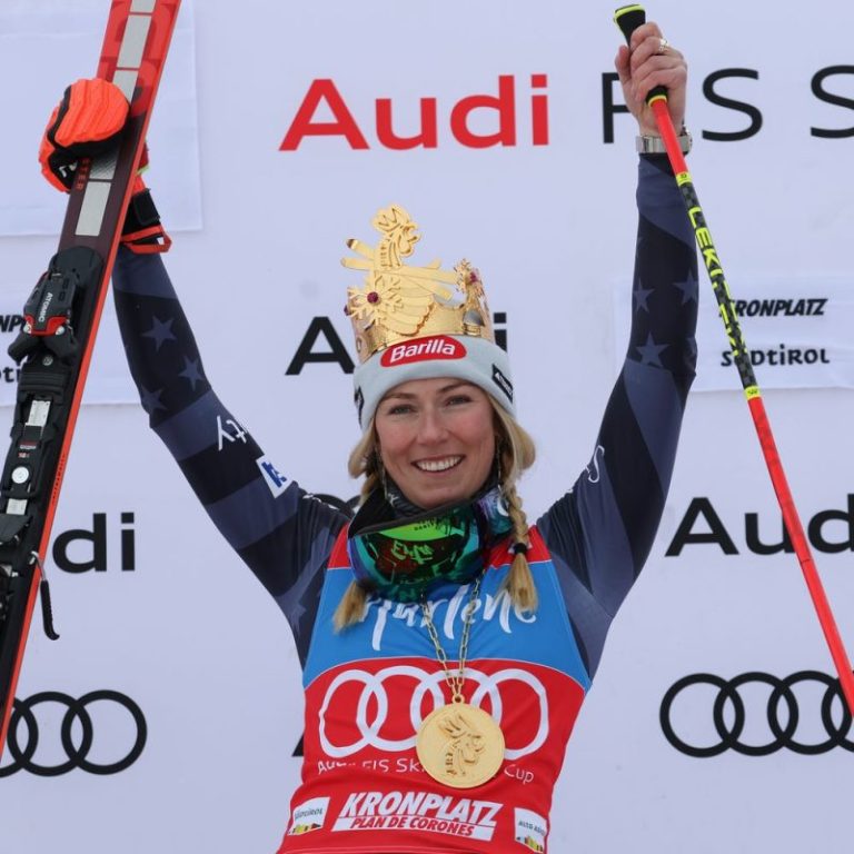 Shiffrin breaks Vonn’s skiing wins record, eyes all-gender mark