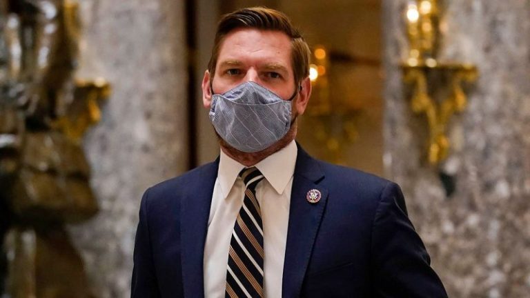 Eric Swalwell spent more campaign cash on travel and luxury accommodations than Nancy Pelosi
