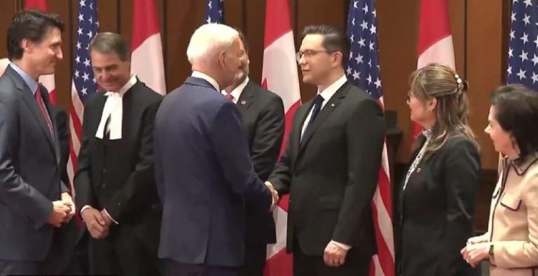 Biden jokes with Canada’s Conservative leader about ‘loyal opposition’