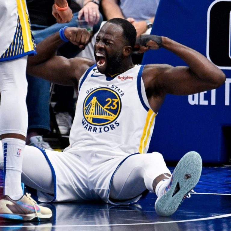 Draymond Green ejected for stomping on chest of Kings’ Domantas Sabonis