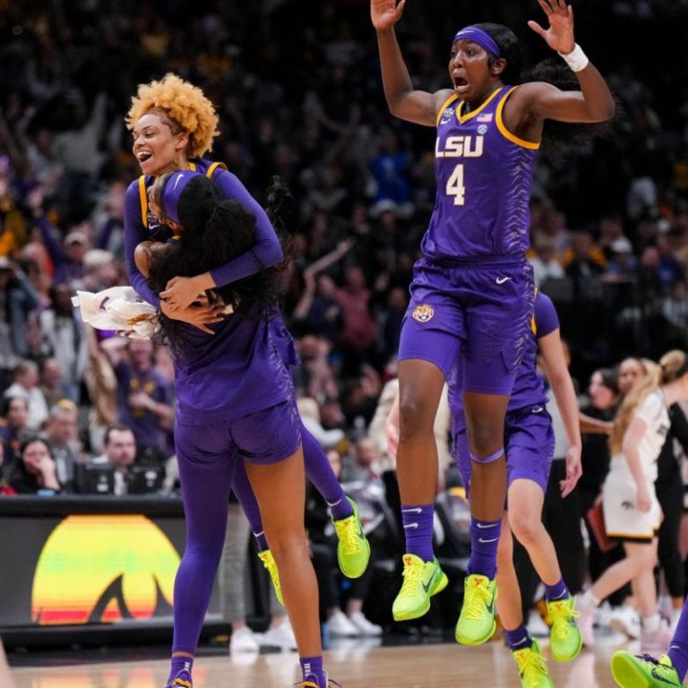 LSU dominates Iowa to win first NCAA women’s basketball title