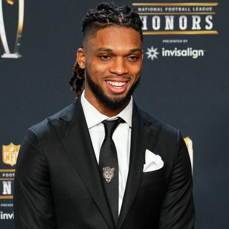 Damar Hamlin wins pro football award for overcoming adversity