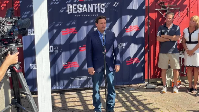 Florida Gov. Ron DeSantis targets former President Donald Trump for ‘not following through’ on promises