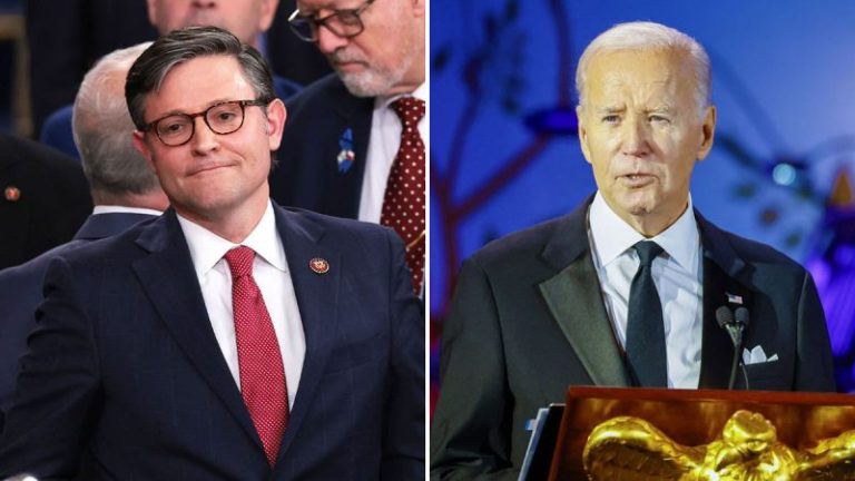Biden campaign attacks Speaker Johnson over views on ‘same-sex relations,’ ignores president’s past comments