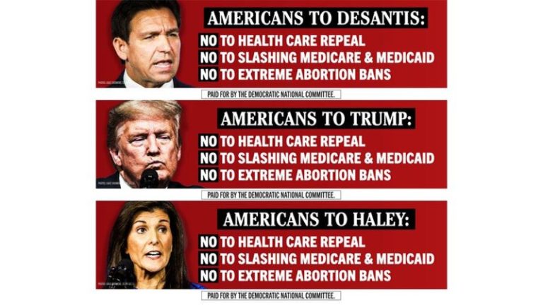 Biden trolls DeSantis, Haley, Trump with giant billboards ahead of fourth GOP presidential debate