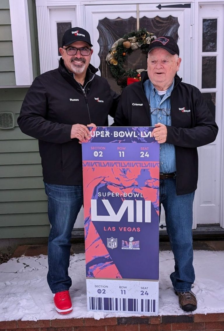 The streak continues: Super Bowl superfan surprised with tickets