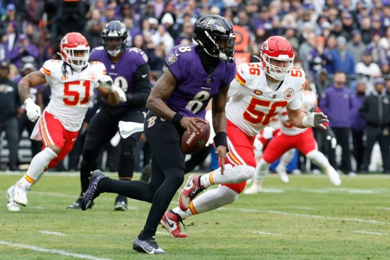 Watch: Lamar Jackson Catches Own Pass During AFC Championship – Smart ...