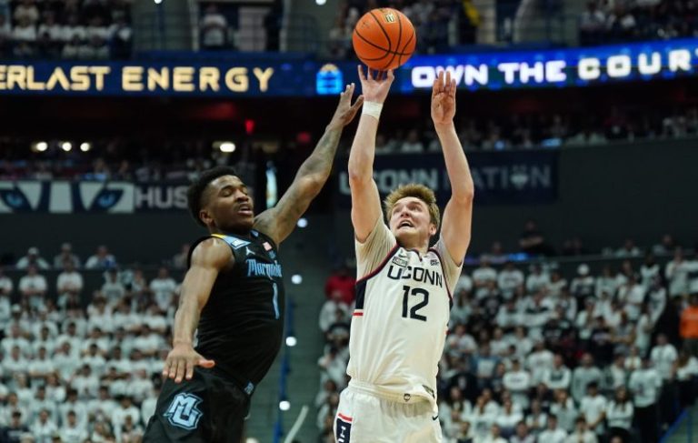 Connecticut still No. 1, top 10 gets shuffled in men’s basketball poll