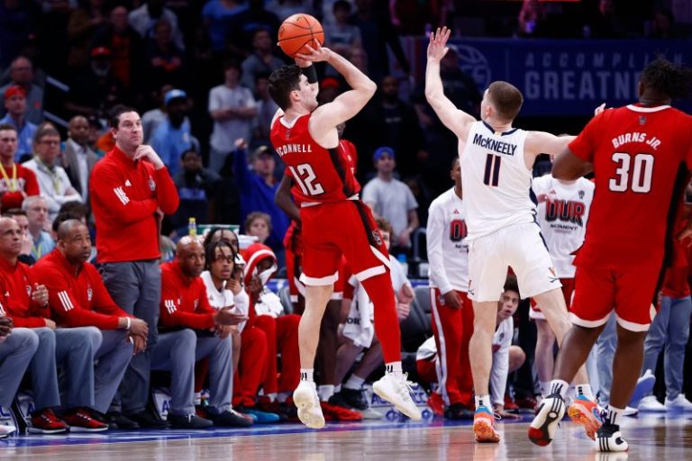 WATCH: NC State stays alive with incredible bank-shot 3, wins in OT