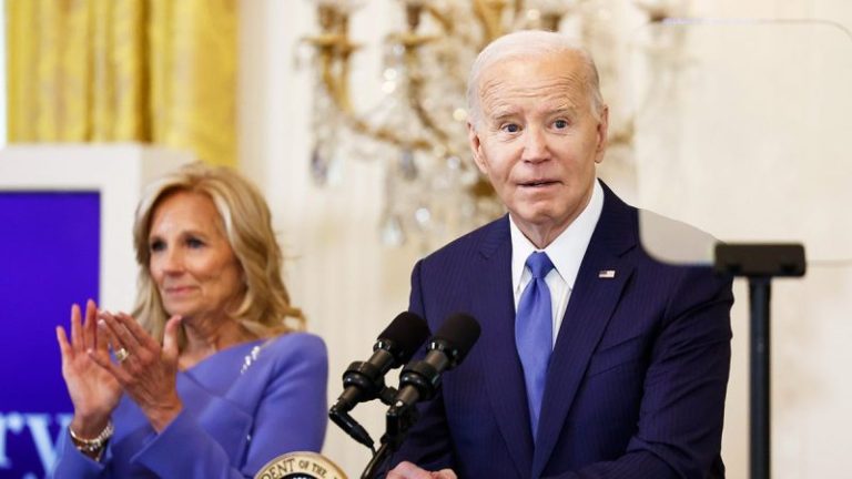 Biden fails to acknowledge Hunter’s out-of-wedlock daughter during Women’s History Month event at White House