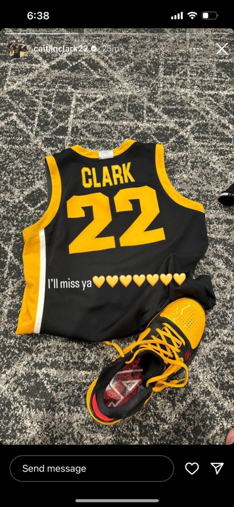 After magical run, Caitlin Clark bids goodbye to Iowa on social media