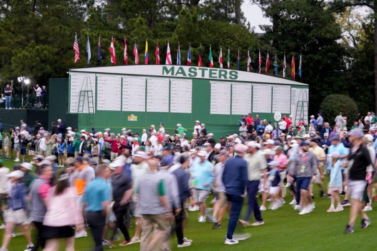 Masters tee times for Friday’s second round at Augusta National