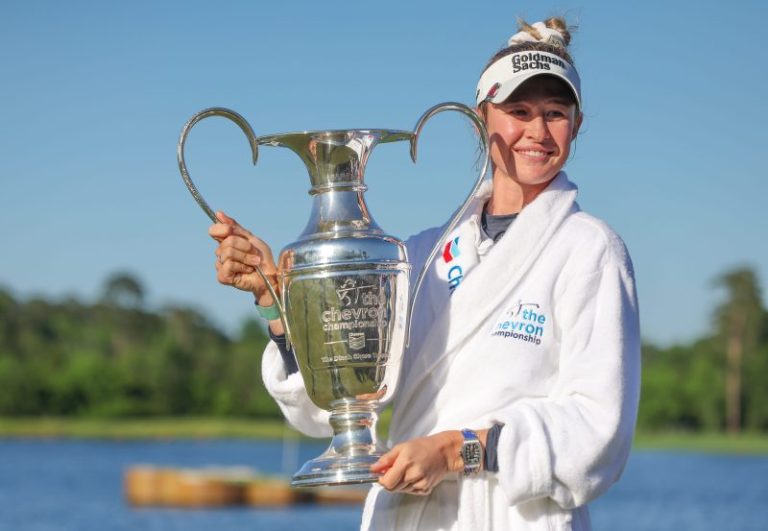 Nelly Korda wins Chevron Championship, record-tying 5th straight LPGA title