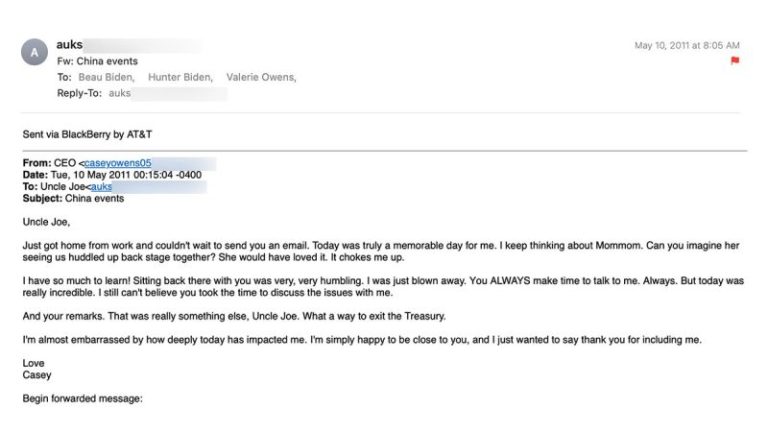 FLASHBACK: Biden made revealing comment about niece’s Obama admin role while praising ‘rising China’