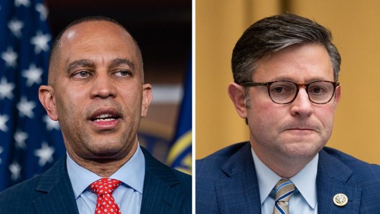 House Dems say they’ll block Marjorie Taylor Greene from ousting Speaker Johnson