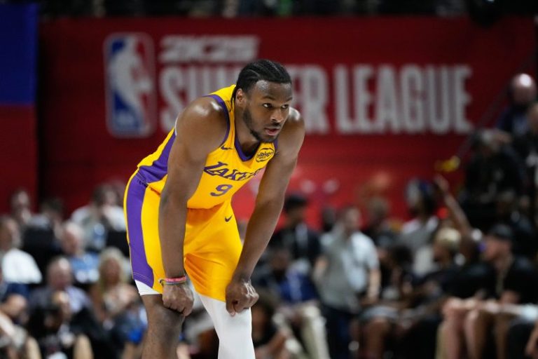 Bronny James held out of Lakers’ Summer League finale