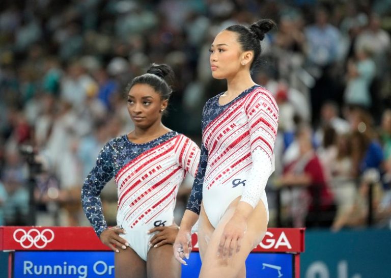 When does Simone Biles compete in women’s all-around final Thursday