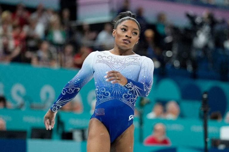 How Simone Biles finished in beam, floor finals at Olympics