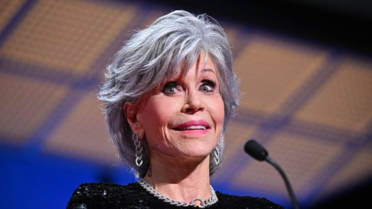 Jane Fonda says Harris-Walz ticket is ‘only hope’ to beat ‘orange man’ in campaign call with climate activists