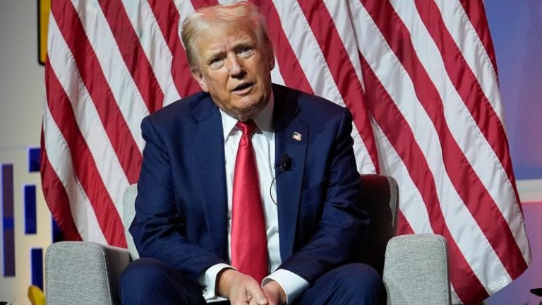 Trump, Harris in dead heat in poll of 7 critical battleground states