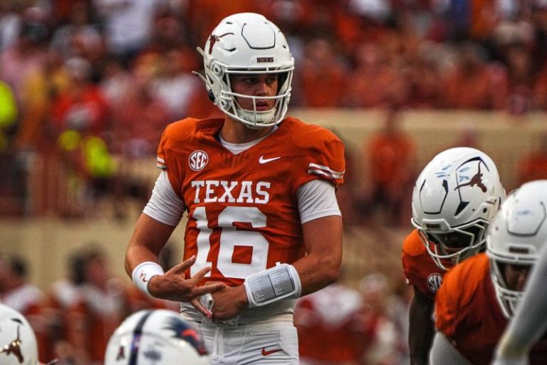 Texas names Manning as starting QB as Ewers recovers from injury