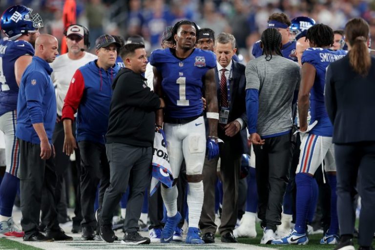 Giants rookie star concussed in loss to Cowboys