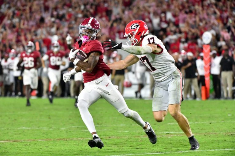 Alabama receiver Ryan Williams is just 17 but played like a man in Georgia win