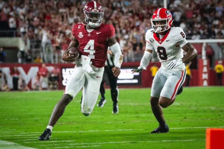 Alabama rises to top seed in College Football Playoff bracket projection