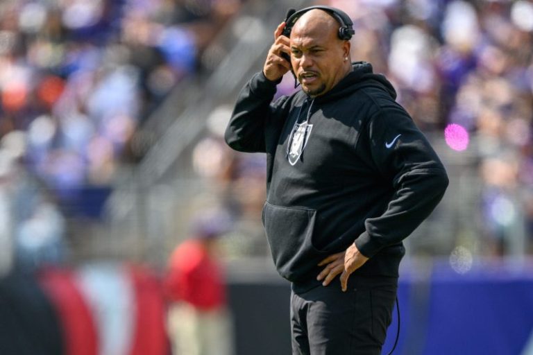 Raiders head coach sidesteps Davante questions