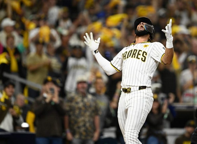 Padres outlast Dodgers in raucous Game 3, leaving LA on verge of another October exit