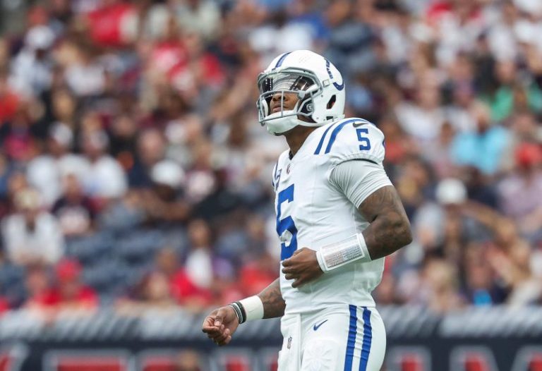 Colts benching former first-round pick in Week 9 vs. Vikings