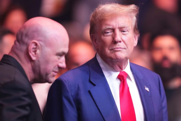 Donald Trump in attendance for UFC 309 at Madison Square Garden