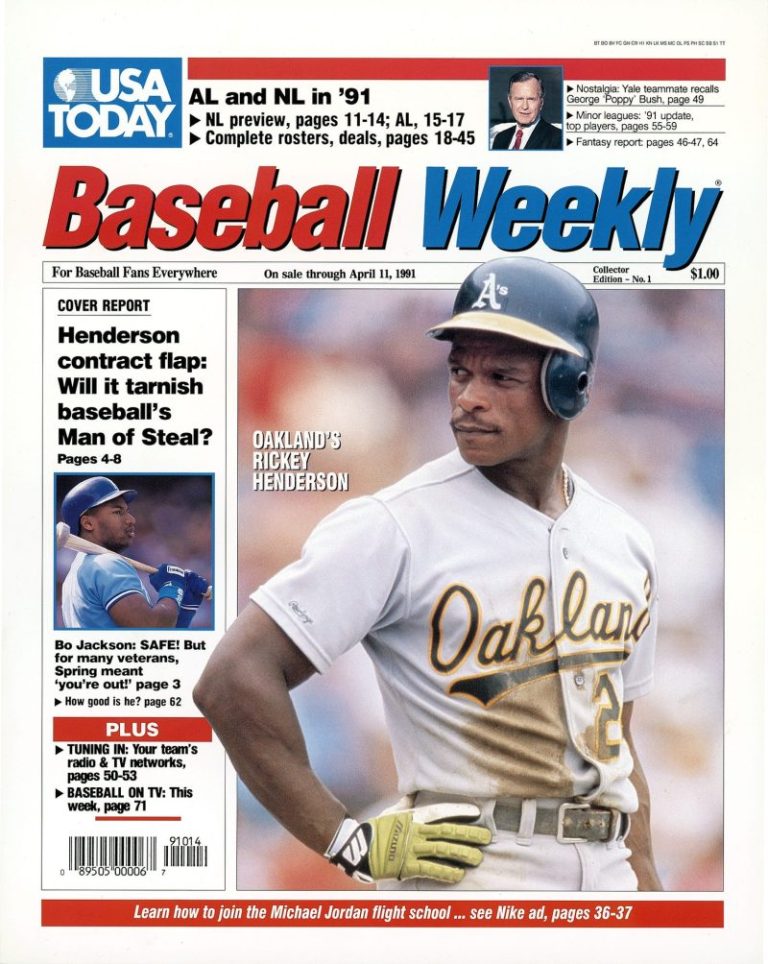 How Rickey Henderson helped launch USA TODAY Baseball Weekly