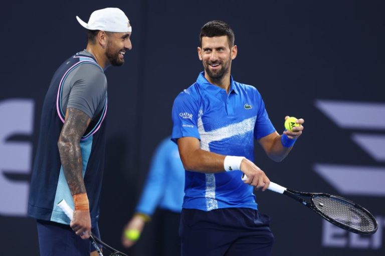 Novak Djokovic, Nick Kyrgios delight in doubles debut