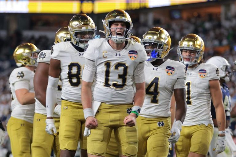 Notre Dame reaches CFP title game with late field goal against Penn State