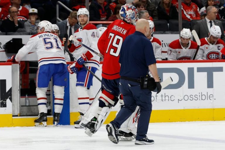 NHL goalie goes on injured list after collision