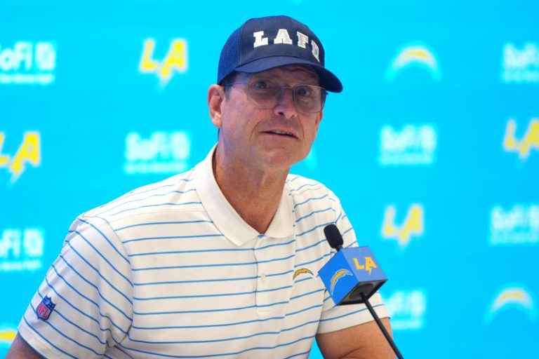 Chargers coach Jim Harbaugh to have heart procedure this offseason