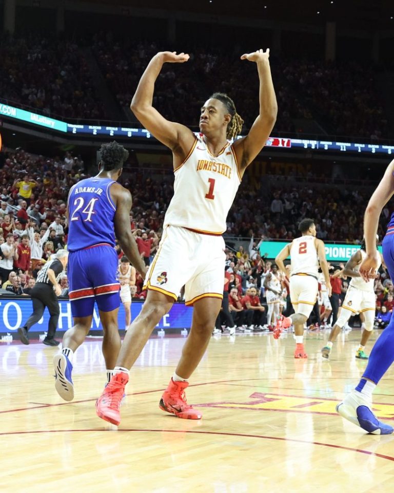 Iowa State gets marquee win over Kansas in top-10 Big 12 showdown