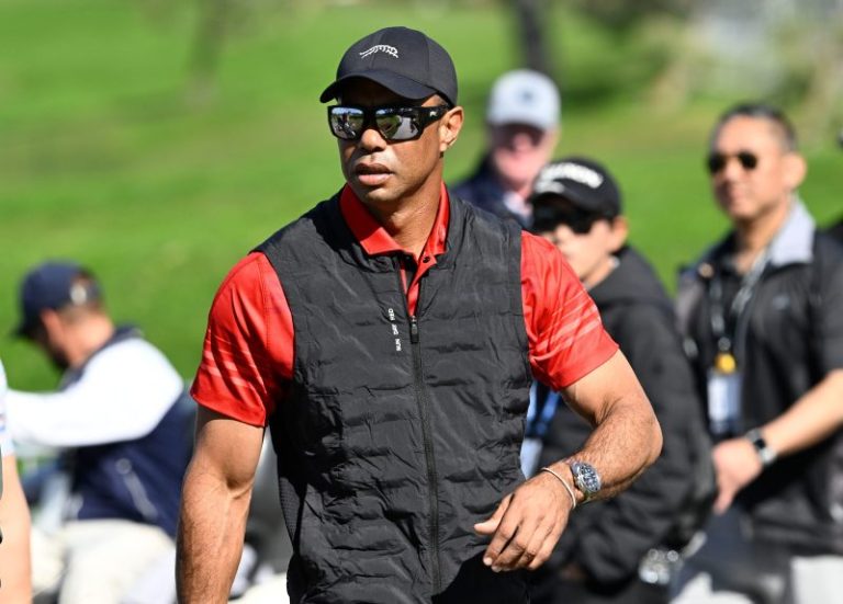Tiger Woods attends final round of Genesis Invitational
