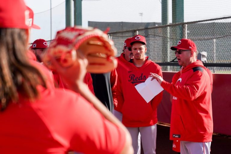 Reds manager urging players not to challenge balls and strikes calls