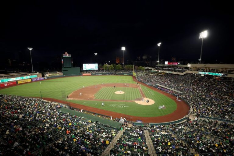A’s debut in Sacramento’s minor league park ends in disaster