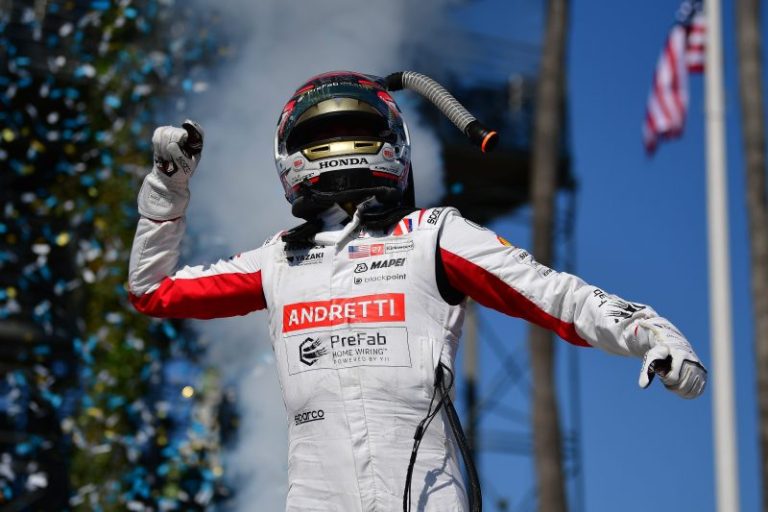 Kyle Kirkwood holds off Alex Palou to win Grand Prix of Long Beach