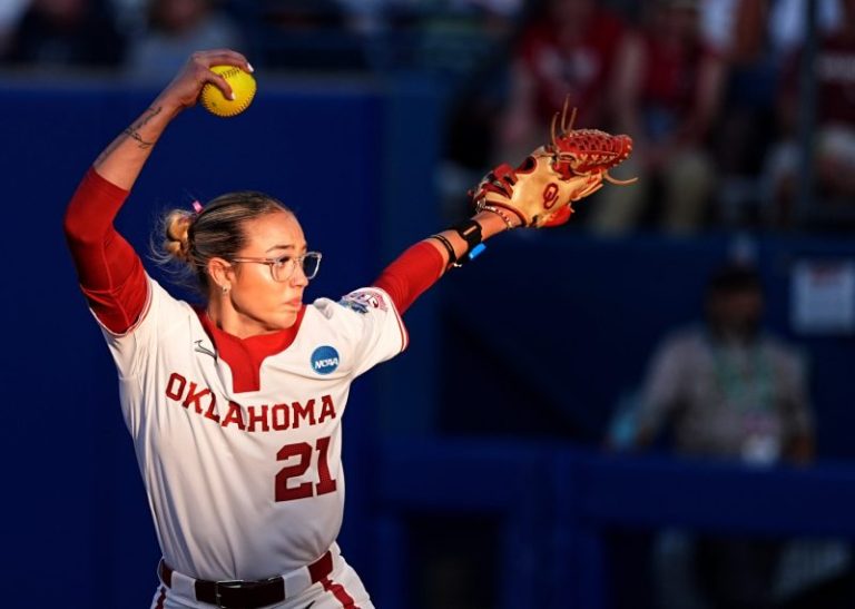 Oklahoma’s Sam Landry to face former coach Gerry Glasco, TTU in WCWS