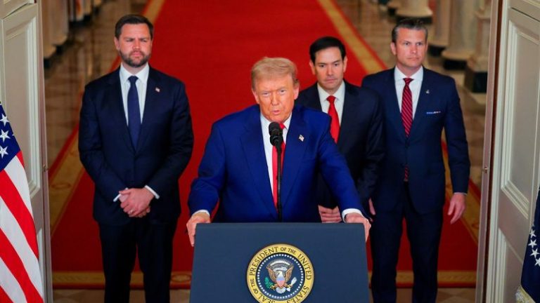 Trump addresses nation on ‘spectacular military success’ of US strikes on Iranian nuclear facilities