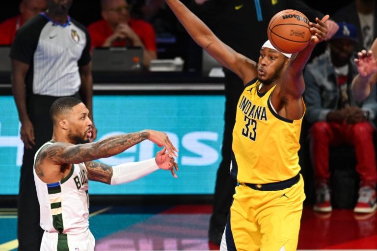 Bucks waive Damian Lillard, reach deal with Myles Turner, per report