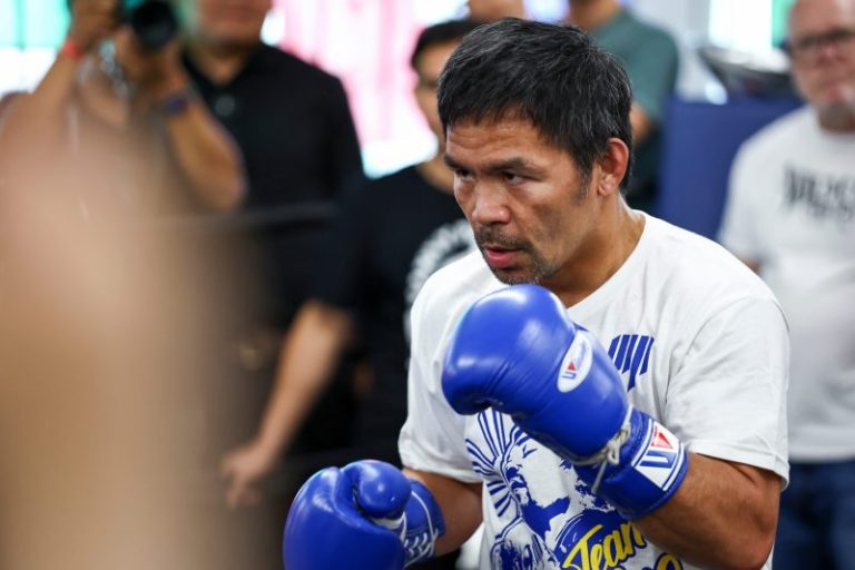 Why Manny Pacquiao checked out Raiders facility before big fight