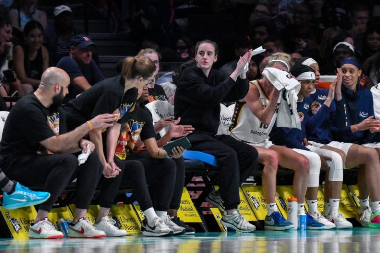 Caitlin Clark misses early WNBA All-Star events, will coach Saturday